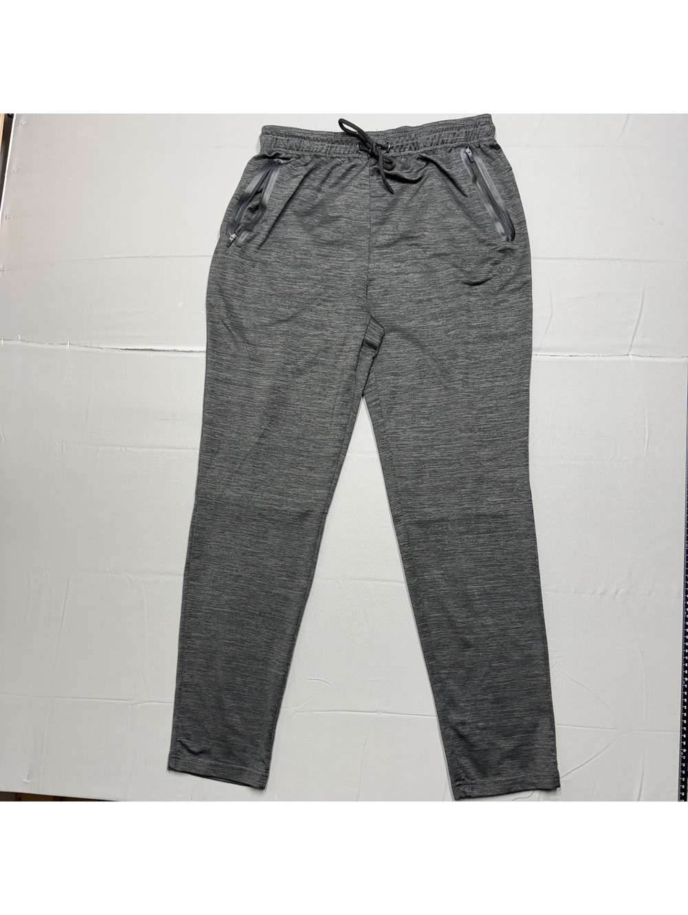 LEG3ND Men's Joggers Polyester Spandex Heathered L Gray Athletic Gym Pants